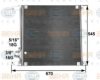 HELLA 8FC 351 301-021 Condenser, air conditioning
